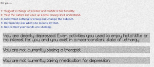 Mostly Indescribable: Depression Quest