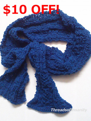 SALE! Sherlock Holmes Binary Code Knit Scarf - Free Shipping!