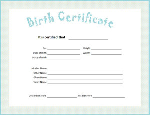 Birth Certificate Quotes. QuotesGram