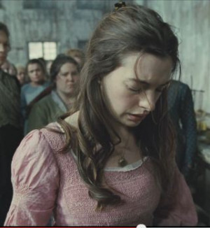 Fantine from Les Miserables Movie Factory Working Pink Dress Needed