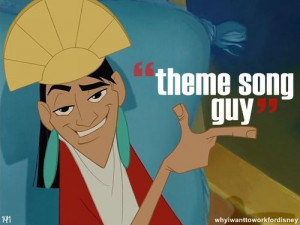 theme song guy the emperor s new groove i need one of these