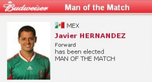 He scored in the France-Mexico match. We've signed a very good one ...