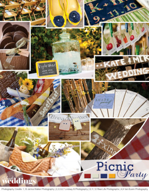 One Response Picnic Party Inspiration Board