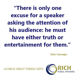 Is your message worth hearing? An inspirational public speaking quote ...