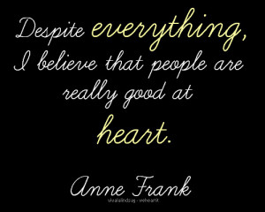 anne frank, love, quote