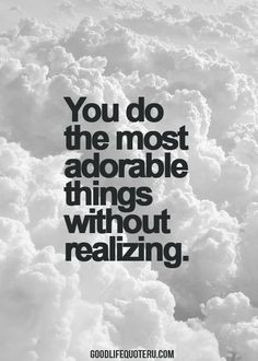 ... it. ♥ :) Hahaa, This is why I call him cutie all the time… More