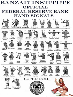 Football Referee Hand Signals Chart