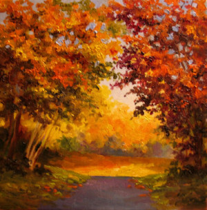 Top of the Hill, Autumn - SOLD