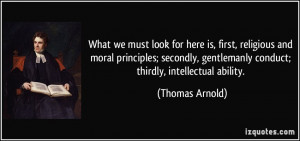 More Thomas Arnold Quotes