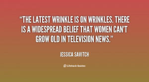 The latest wrinkle is on wrinkles. There is a widespread belief that ...
