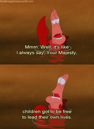 little mermaid quotes sebastian