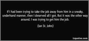 Ian St. John's quote #2