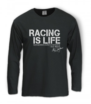 Details about Racing is Life Long Sleeve T-Shirt Steve McQueen Le Mans ...