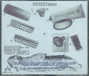 GISM- Detestation CD (Beast Arts / VID Records, Japan, 1992 [1984])