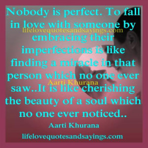 Nobody Is Perfect..