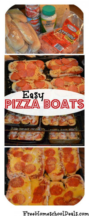 Pizza Boats: Easy Homeschool Meals – Yummy recipe for How to make ...