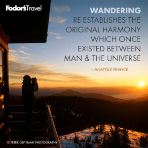 Travel Quote of the Week: On Wandering