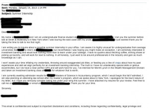 Kid Sends Perfectly Blunt Cover Letter For Wall Street Internship, And ...