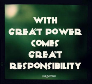 Responsibility Quotes Credited