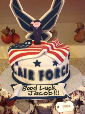 Pin Air Force Retirement Cake — Picture To Pinterest Picture