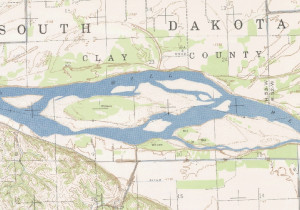 Historic Map The Missouri