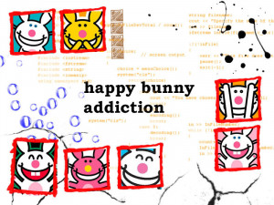 Happy Bunny Wallpaper Background