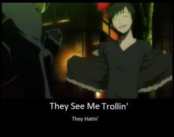 Izaya Motivational Poster by RandomMPC