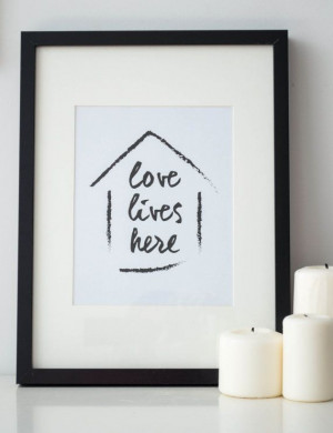 Printable Quote Art // home print home by MyLittlestPrintShop, $5.00 # ...