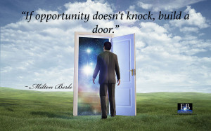 Opportunity Knocks Quote by Milton Berle