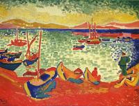 andré derain bateaux dans le port collioure derain andré ...