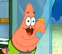 spongebob, squarepants, patrick, star, derp, lol, herp, o_o, o.o