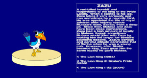 Character Info: Zazu (The Lion King) by kylgrv