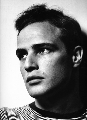 Philippe Halsman: American actor Marlon Brando , New York City, 1950.