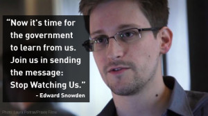 Edward Snowden: This Saturday, Demand An End To The Surveillance State