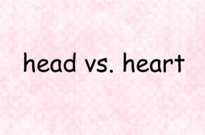 Head vs. Heart #quotes #love