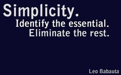 Simplicity Quote Via Being
