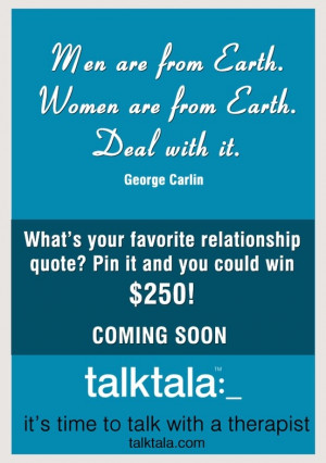 George Carlin had it right: 