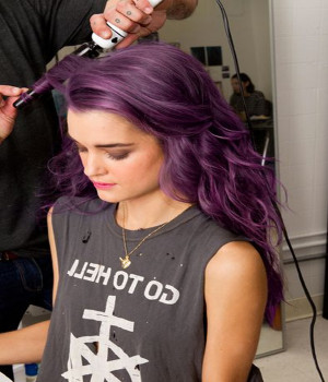 Purple Hairstyle 2015