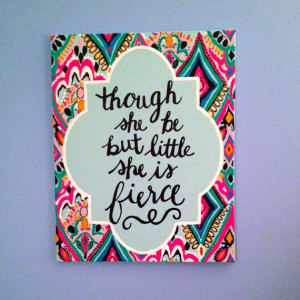 Crown Jewels Lilly Pulitzer Print Quote Canvas by HaleyPaints, $60.00