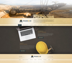 Mining & Land Development Web Design