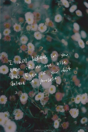 believe in someone