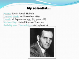 Edwin Powell Hubble, by Joana