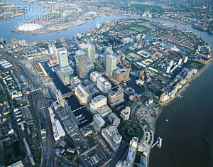 Canary Wharf Aerial Photograph