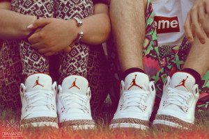 air jordans, boy, couple, girl, supreme, swag