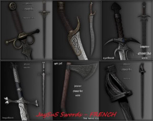 Skyrim Jaysus Swords Jaysus swords ajoute 53