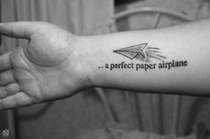 perfect paper plane. Ellen Hopkins quote, eeeee!!!! More
