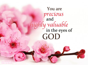 You are precious