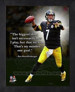 ... -Pittsburgh-Steelers-12x15-Black-Wood-Framed-Pro-Quotes-Photo