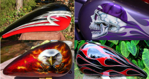 Click here to see pictures of our Motorcycle Paint jobs!