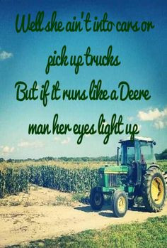 ... deere I reckon that's where Il be!! If you can't run with the big dogs